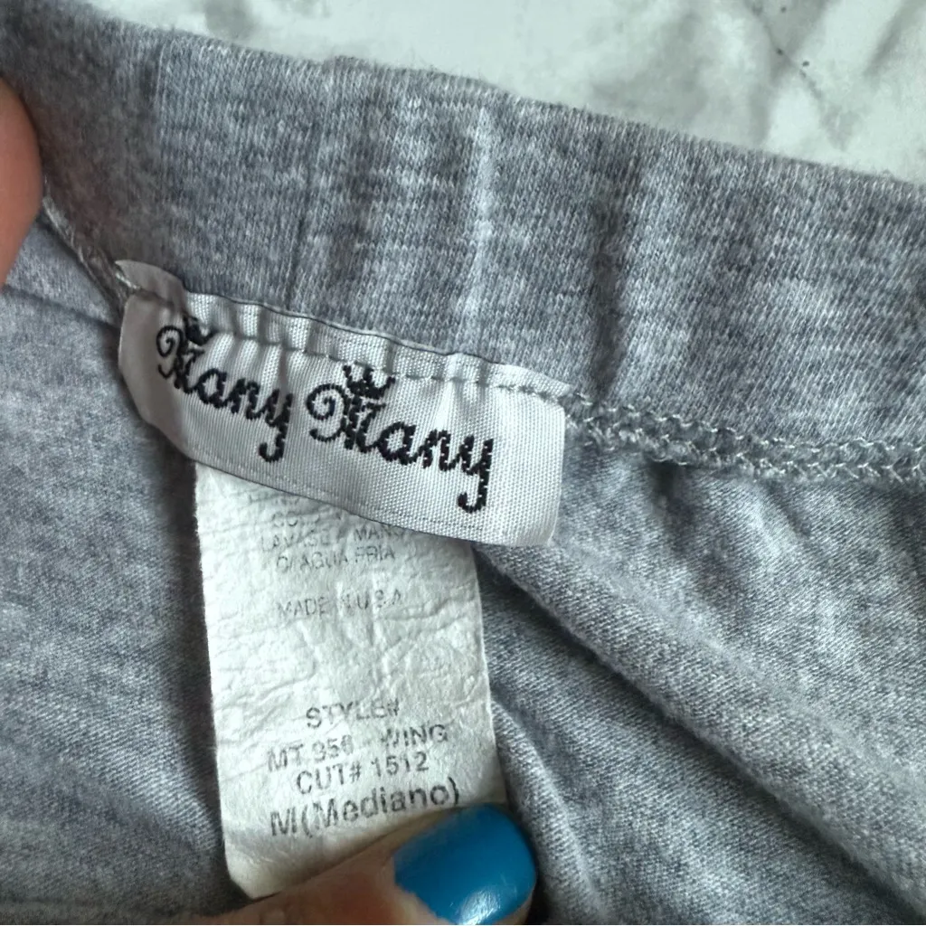 Y2K Gray Tube Top with Winged Design Size M - Image 2