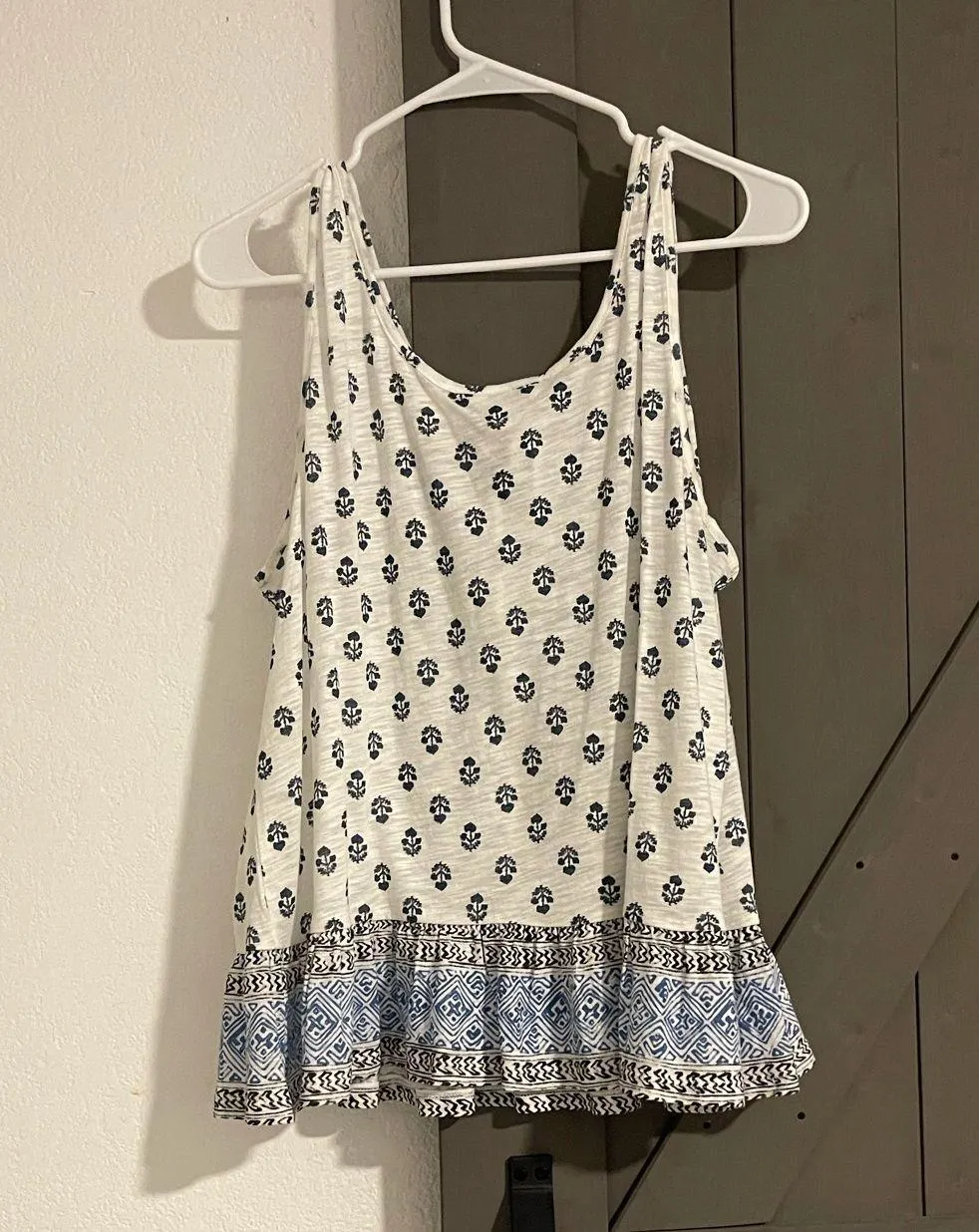 Tank top in blue and white - Image 3