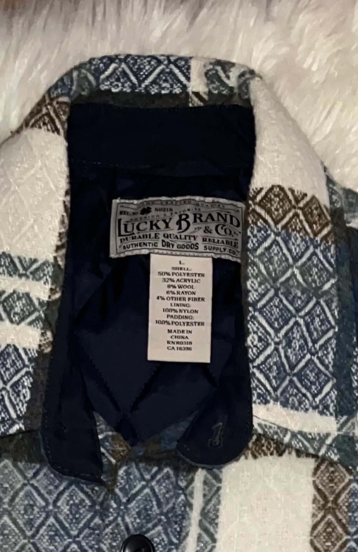 Lucky Brand Plaid Wool Shacket - Image 5