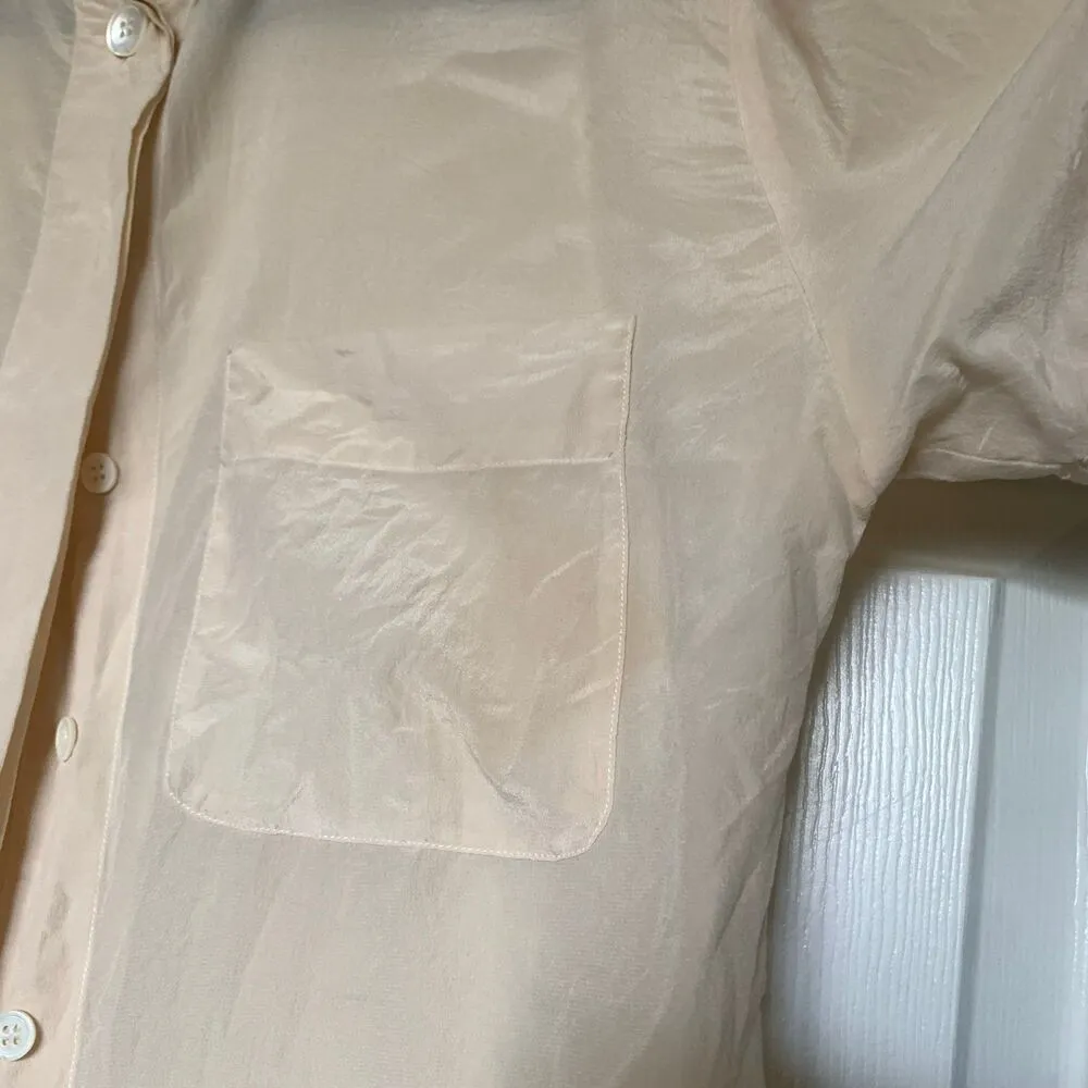 Vintage Christian Dior silk blouse - Image 2