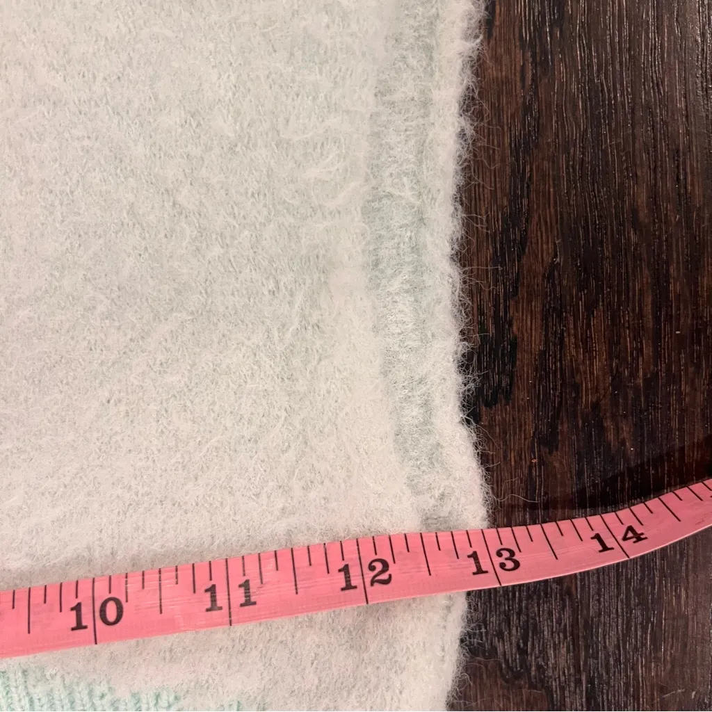 Free People “She Cute” Sage/ Mint Sweater Vest - Image 7