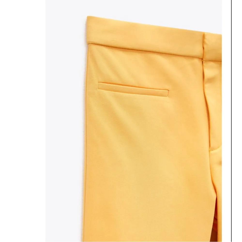 NWT  MINI FLARE PANTS Tangerine - Image 2