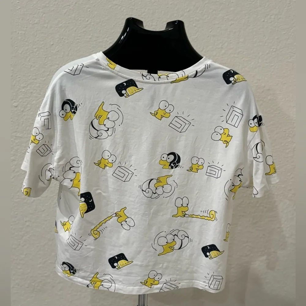 Cartoon Print Cropped T - Image 2