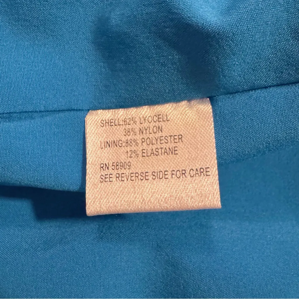 Gianni Bini x Jess Southern Caribbean Blue Bow Shoulder Lennon Mini Dress Size 6 - Image 8