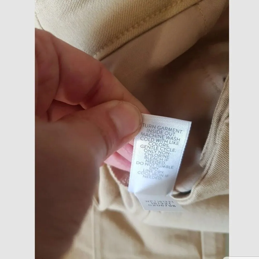 J Jill Premium Bi Stretch  Pants Brown Size 4 Full Length Cotton Spandex Rayon - Image 10