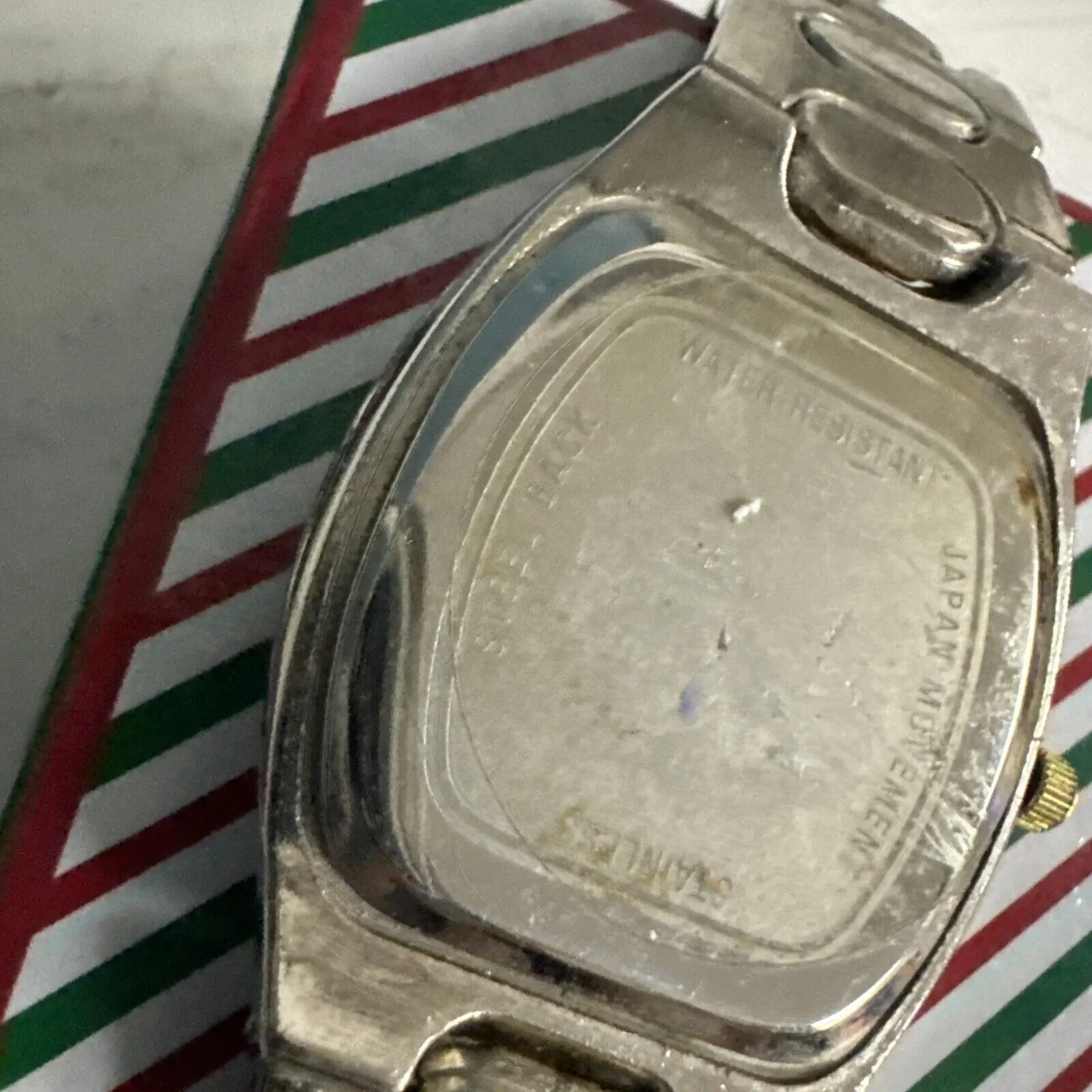 Paul Jardin Men's Silver Toned Link Band Analog Watch Water Resistant *read‎ - Image 6