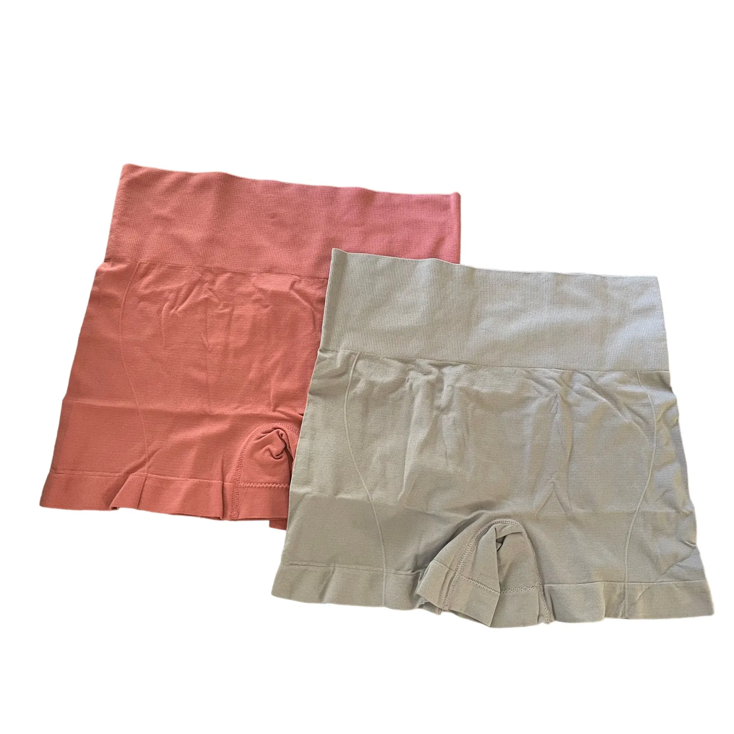 Fitness Work Out NIP 2 Pairs Boy Shorts Size XL/2XL Gray - Image 2