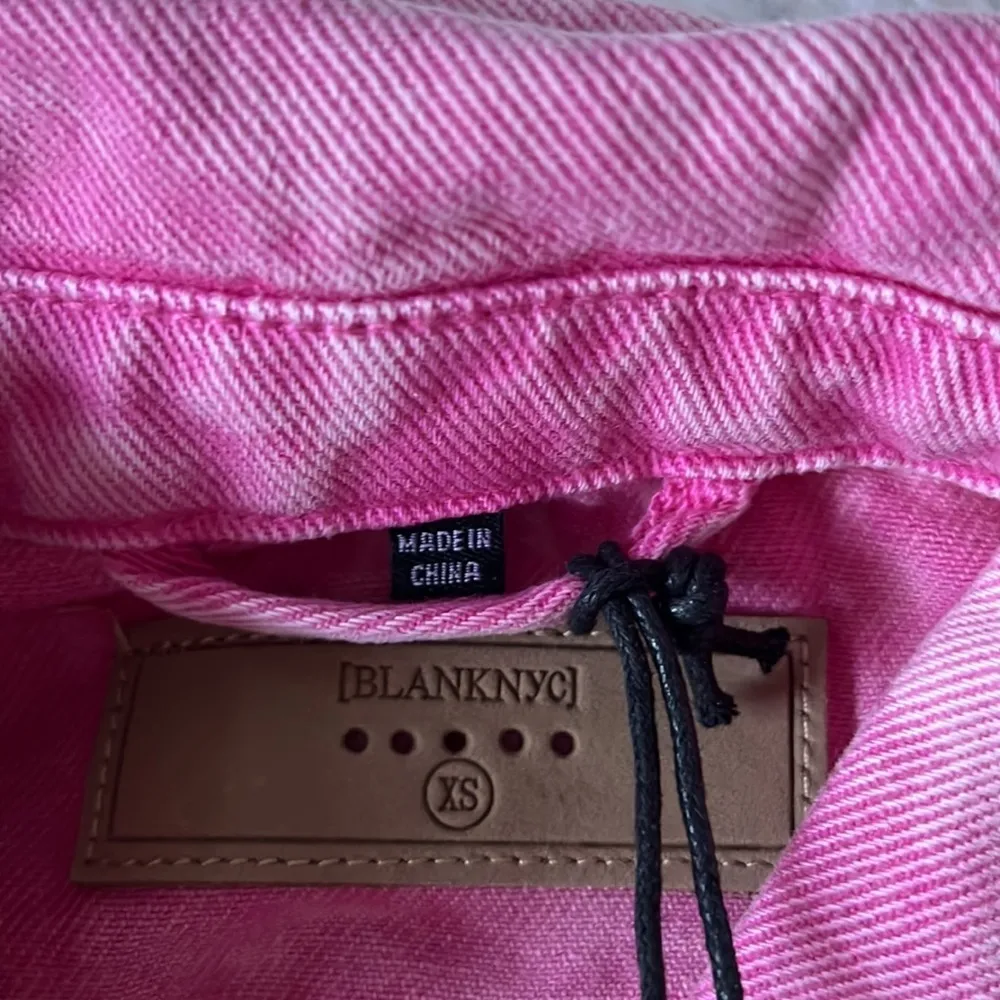 Blank Nyc Women’s Cotton Raspberry Sorbet denim Shacket size XS - Image 3