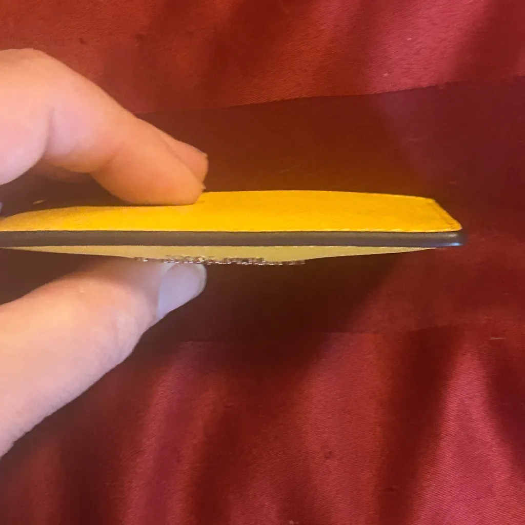 Kate Spade Vibrant Yellow Card Holder - Image 8