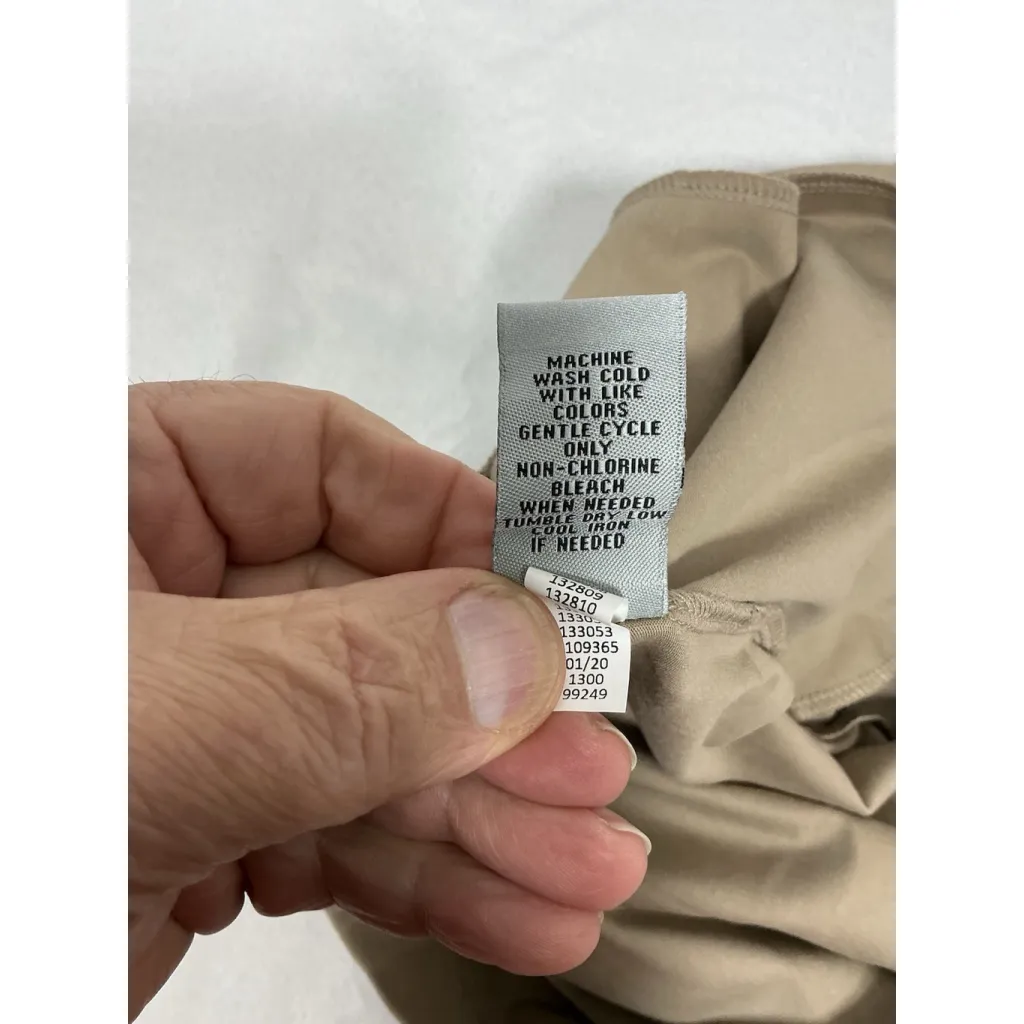 Womans Catherines Suprema Collection Petite Pullon Capri Pants 2XWP 22/24wp Tan Brown Size 2P - Image 6