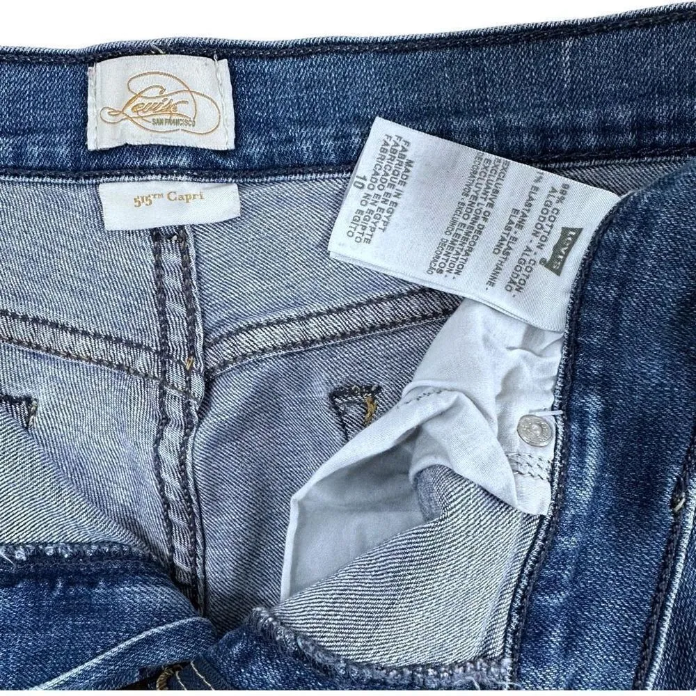 Levi’s 515 Capri Denim Jeans Women’s Size 10 - Image 3