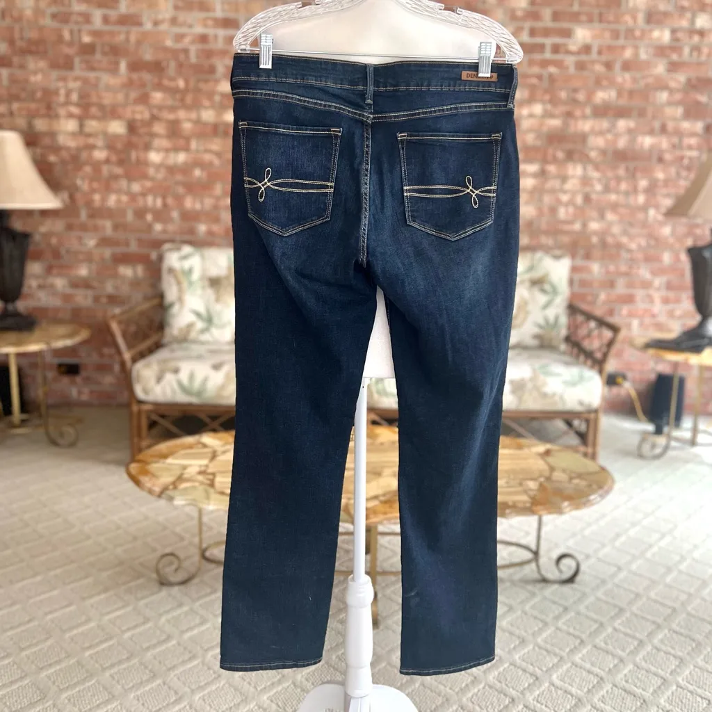 Denizen Levi’s Jeans Modern Slim Faded Whiskered 12L Dark Wash Marissa Stretch - Image 8