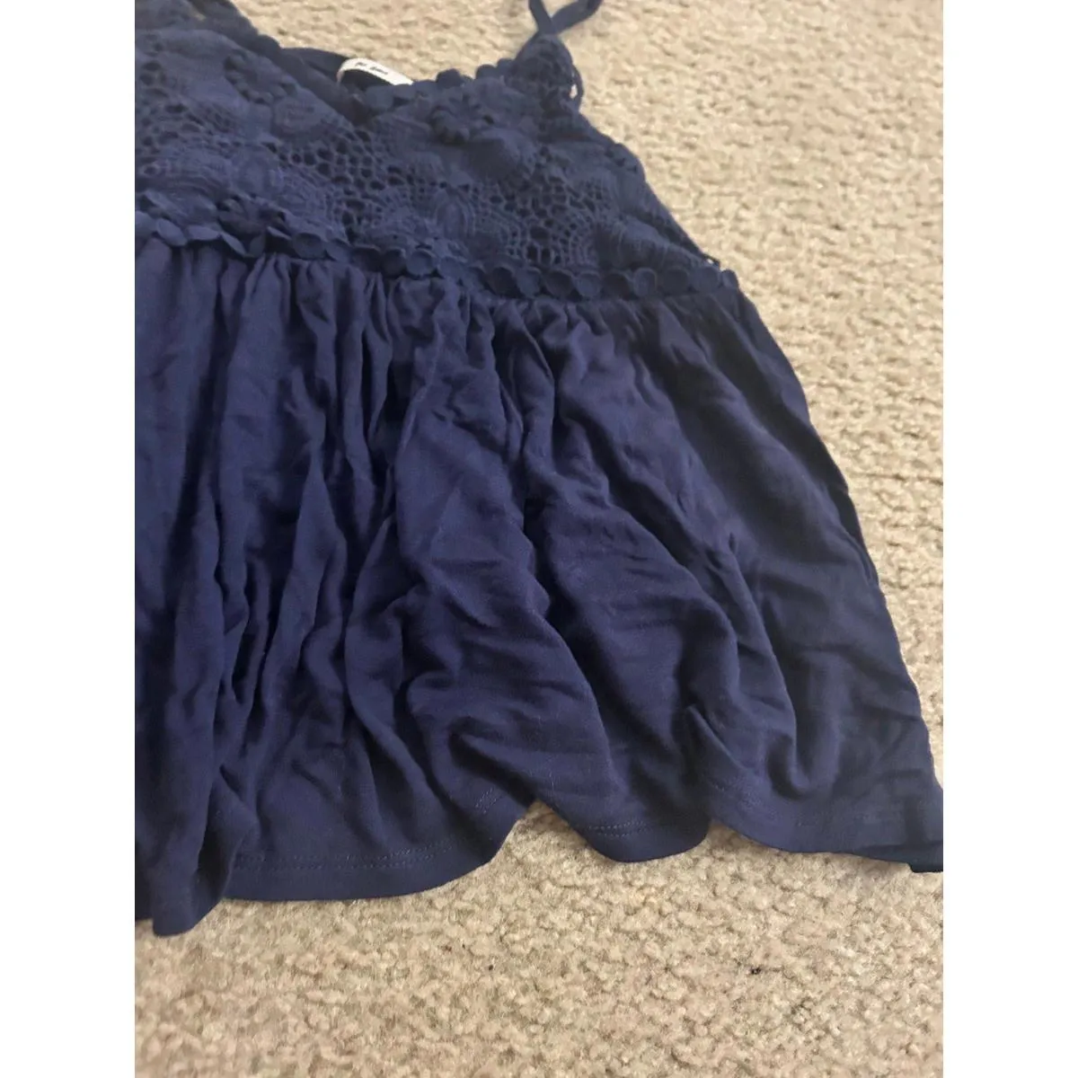 Mi Ami size xs shirt top flowy blue very cute - Image 5