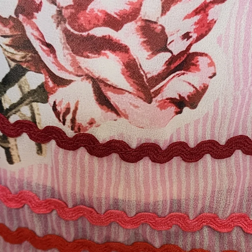 Anthropologie Verb Pallavi Singhee Lodi Floral Sleeveless Blouse Size XS - Image 6