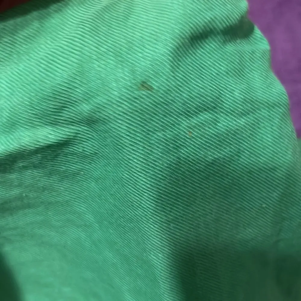 Liz Claiborne bright green Rita bag w/ attached card holder/coin purse GUC - Image 11