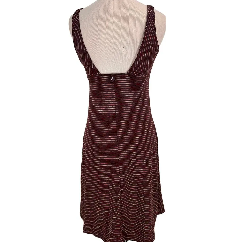 Prana Women's Multicolor Ivy V-Neck Built In Bra Dress Size XS - Image 4