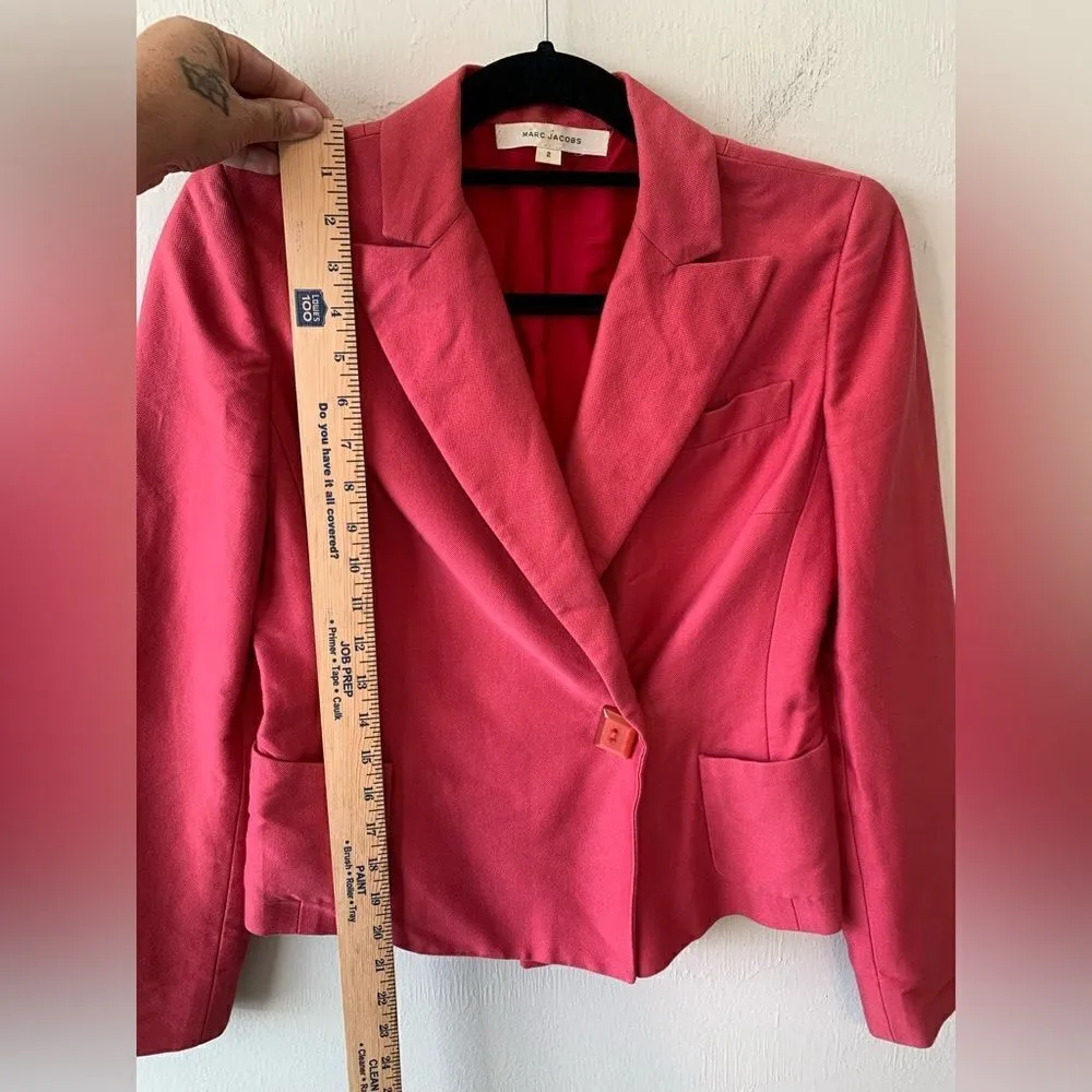Marc Jacobs Pink jacket size 2 - Image 6