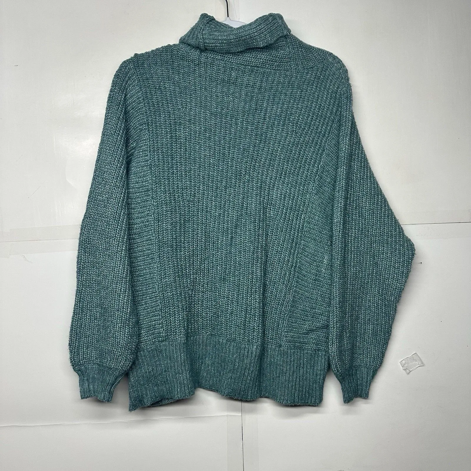 American Eagle Women’s Small Green Cowl Neck Knit Sweater - Image 8