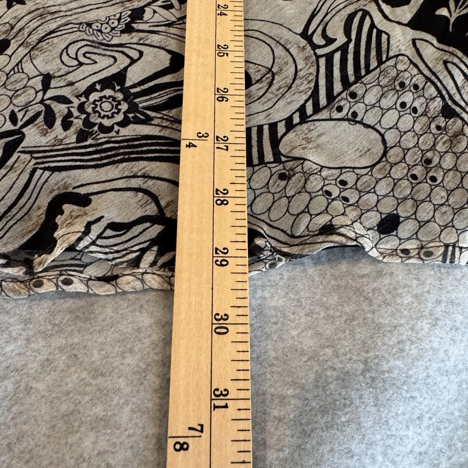 Vintage Y2K New York City Design Co Silk Top Womens XL Brown Forest Fairy - Image 12