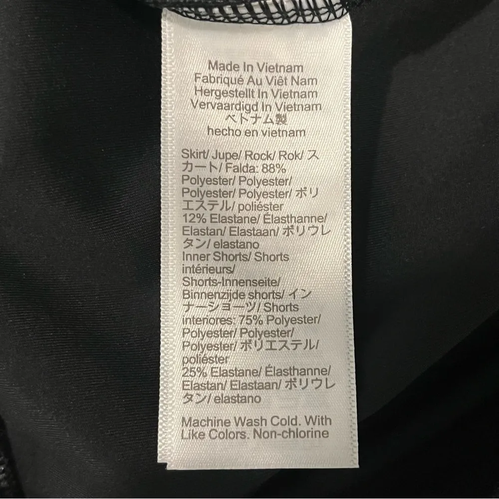 NWT J Crew Black Pleated Active Skort Size Medium - Image 6