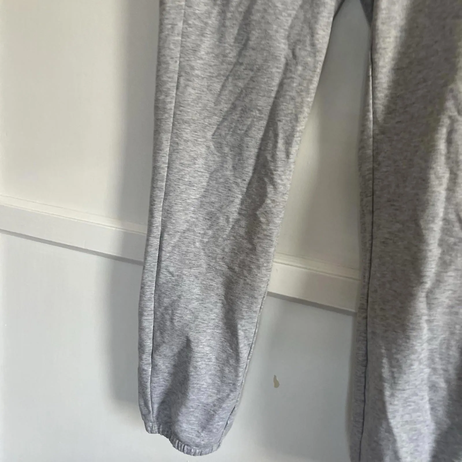 Juicy Couture Grey Sweatpants With Logo Printed Waistband Women's Size Medium - Image 2