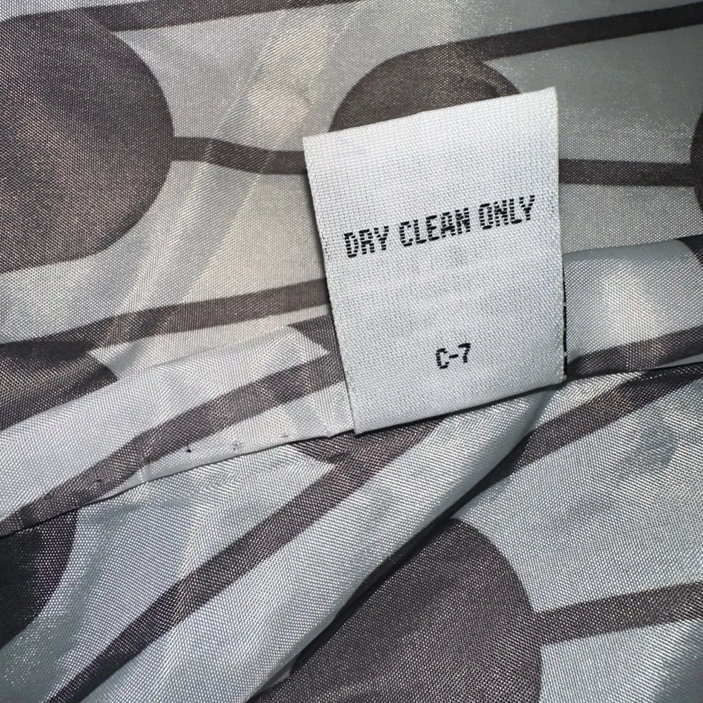 Vintage Tulle by Anthropology Gray Women's Blazer sz medium - Image 7