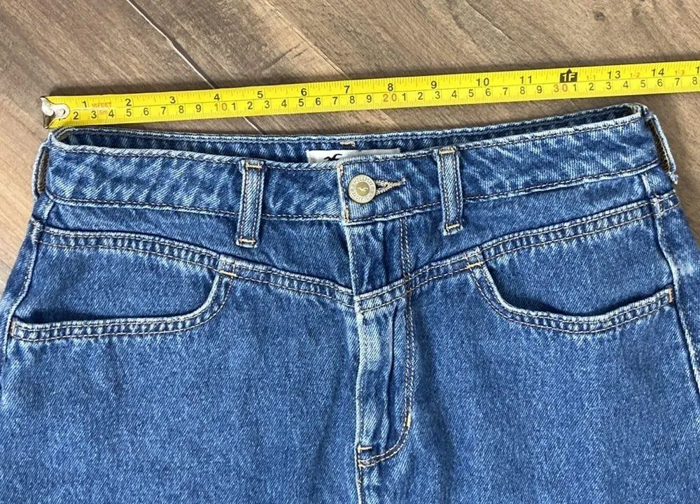 Hollister Women’s Ultra High-Rise Denim Jean Skirt Size 5 - Image 12