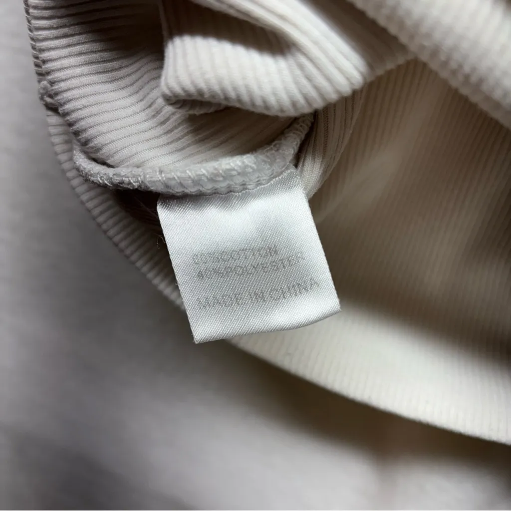 White Fox Logo Crop Tank Top Ribbed size‎ Small - Image 8