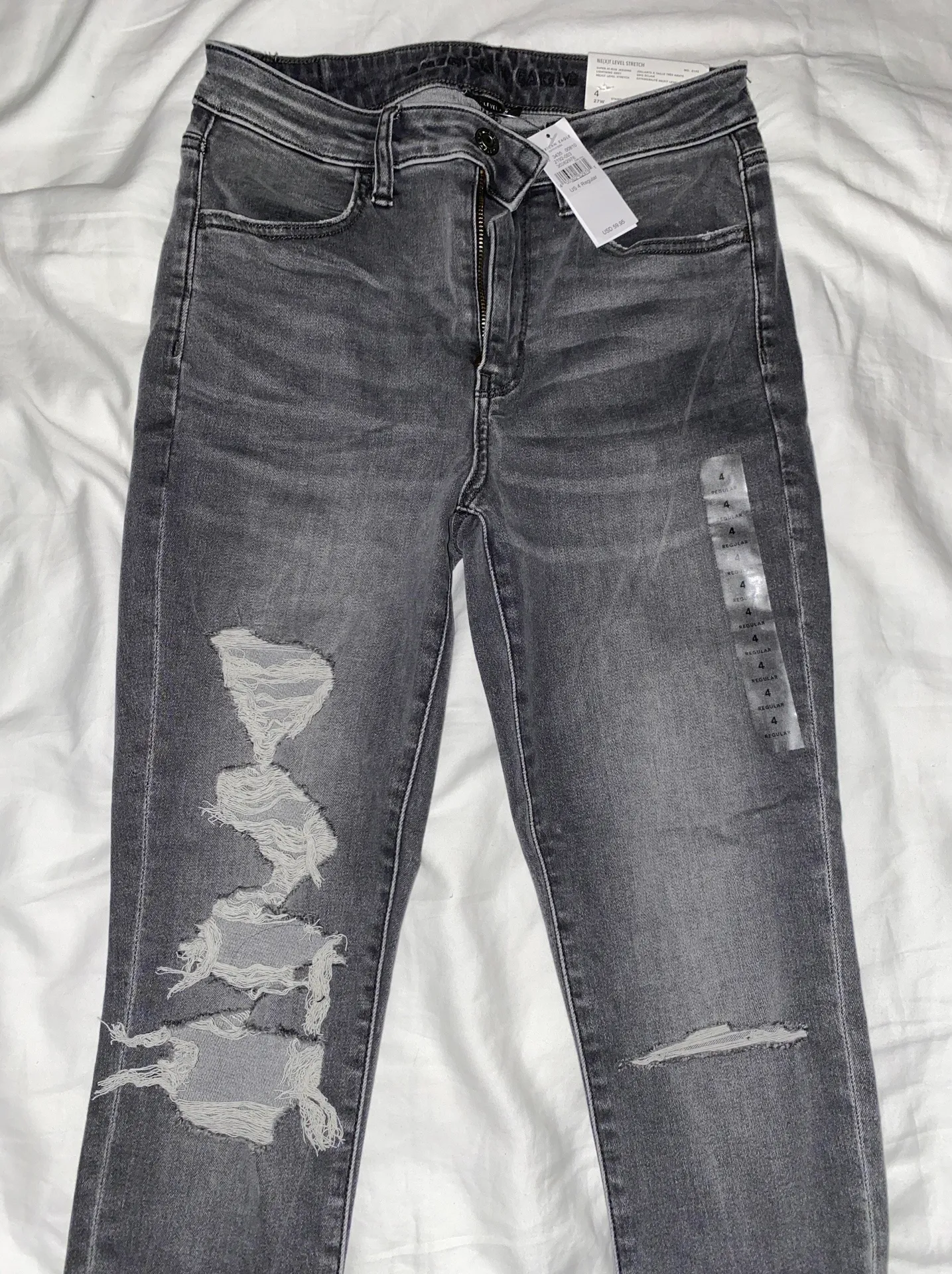 American Eagle Outfitters Grey Jeans - Image 2