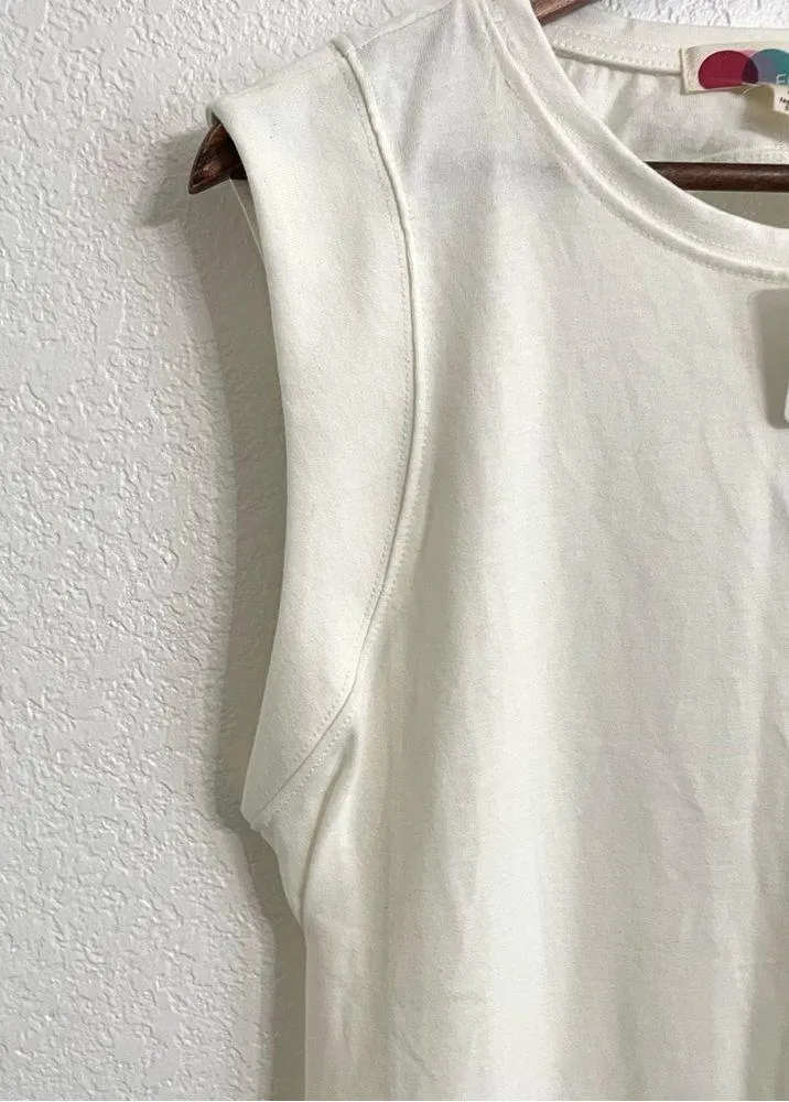 FP Beach Free People Womens Dress White Maxi Cut Out Back Cotton Size Small - Image 5