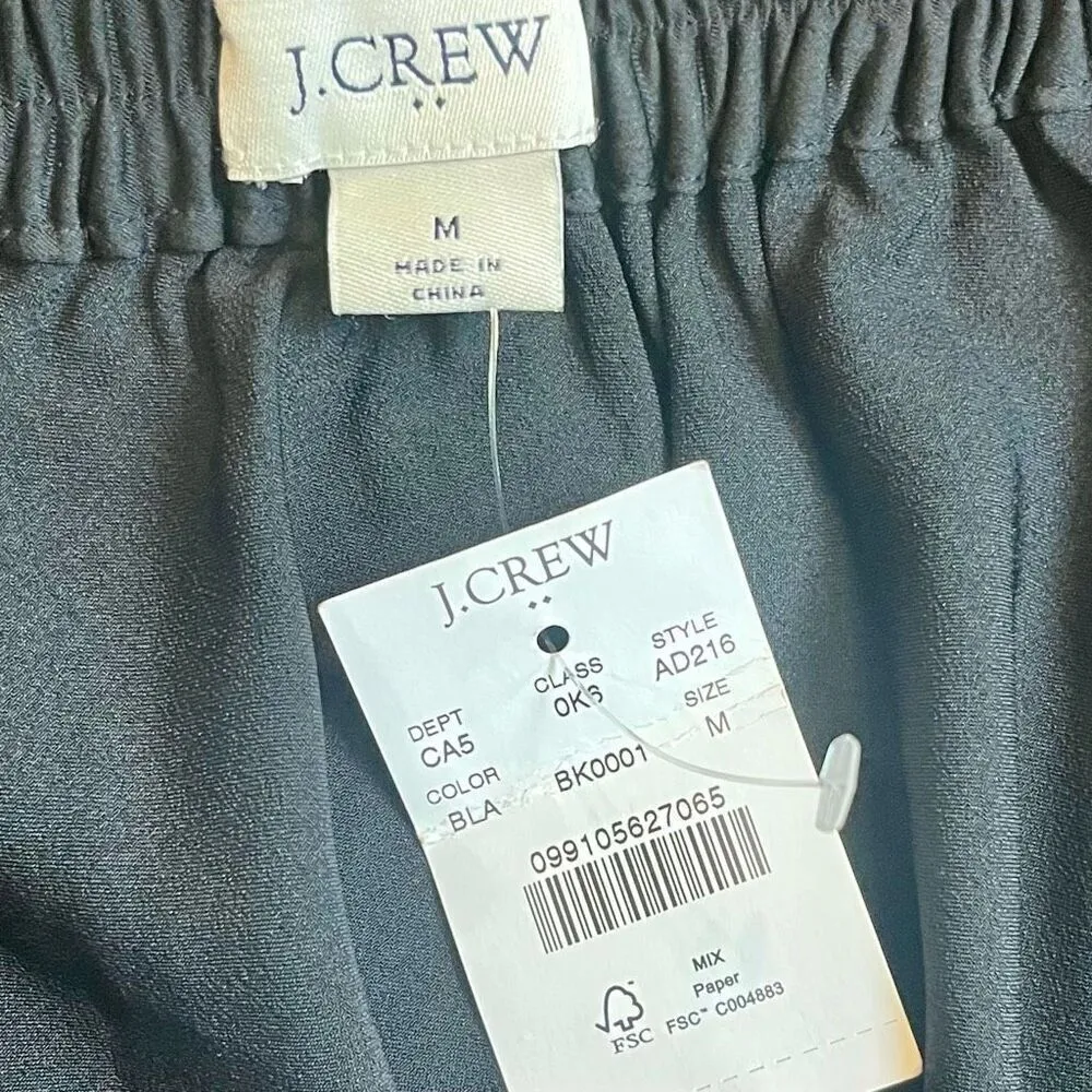 New! NWT J. Crew Women’s Full MIDI Black Skirt Medium - Image 6
