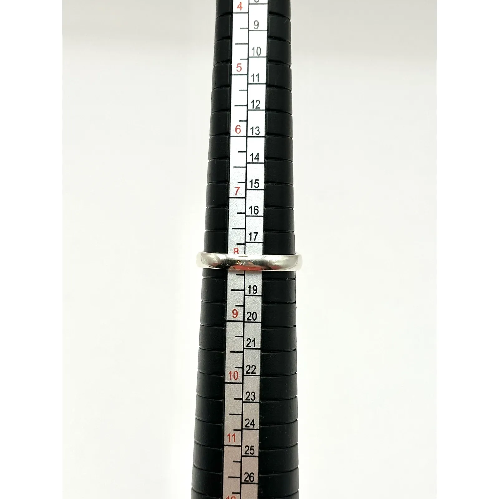 Australian Opal 3 Stone Sterling Silver Handmade Ring Size 8 - Image 7