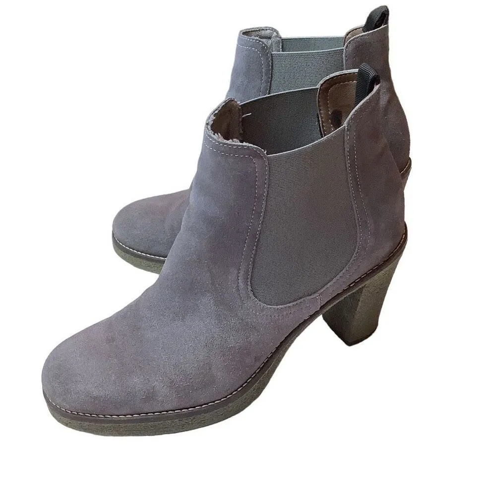 Amina Rubinacci Napoli Booties Women’s Size 7.5 Gray - Image 3
