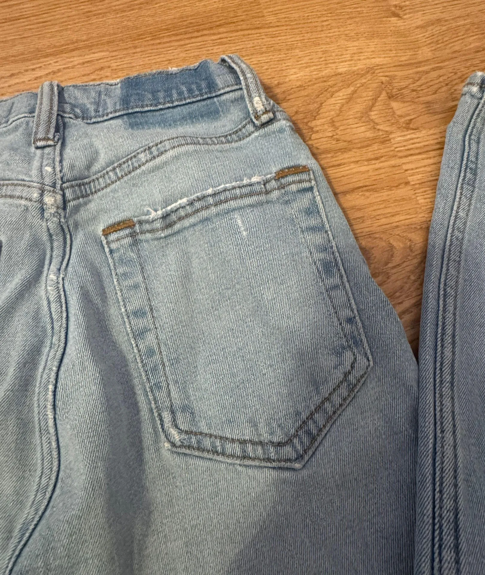 straight ultra high rise jeans - Image 7