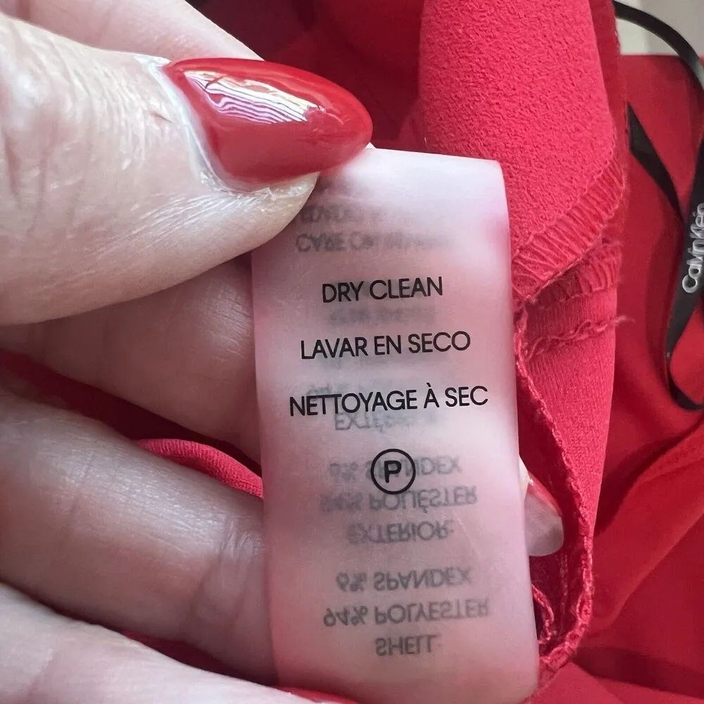 Calvin Klein 12 Jumpsuit Sleeveless Cut Out Stretch Straight Leg Pockets Holiday - Image 12