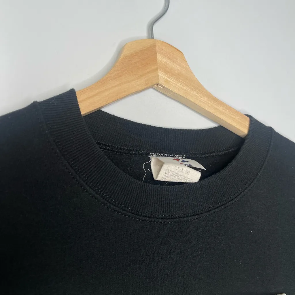 Vintage Christmas Sewn Pullover Sweater with Snowmen (X - Image 6