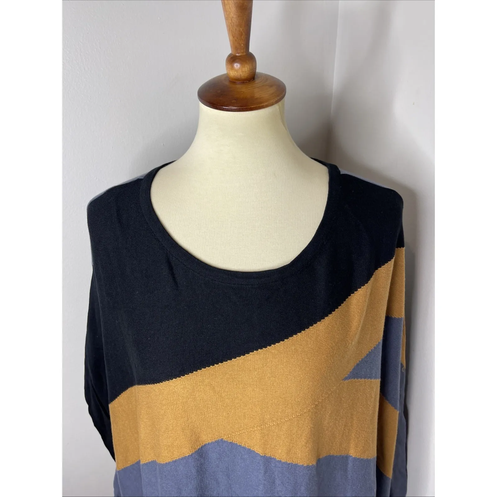 PLANET by Lauren G Pima Cotton Sweater One Size Size undefined - Image 6