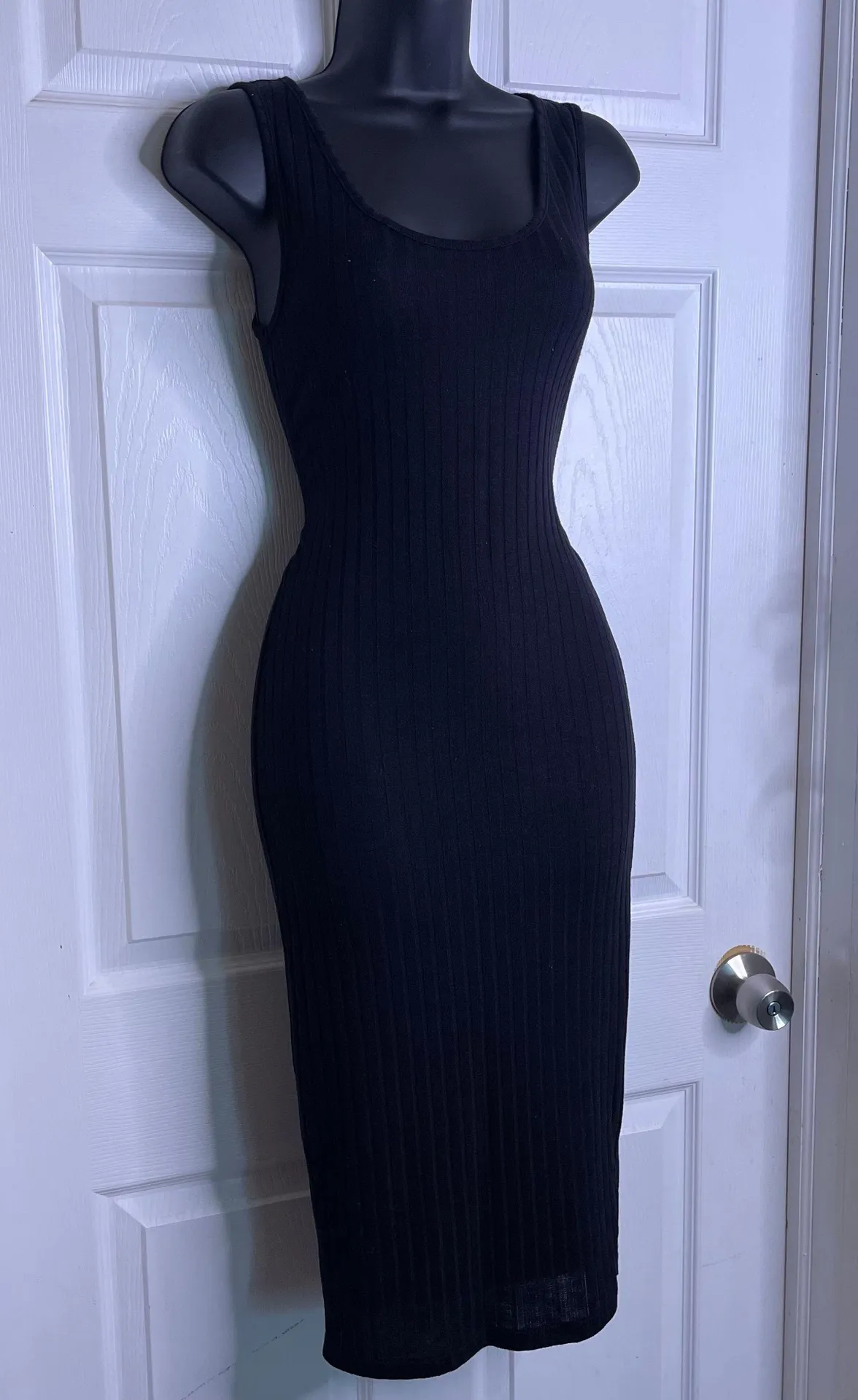 Mandee Ribbed Midi Dress - Image 2