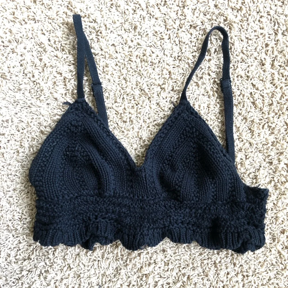 Adam Levine  knit crochet bralette Sz M - Image 2
