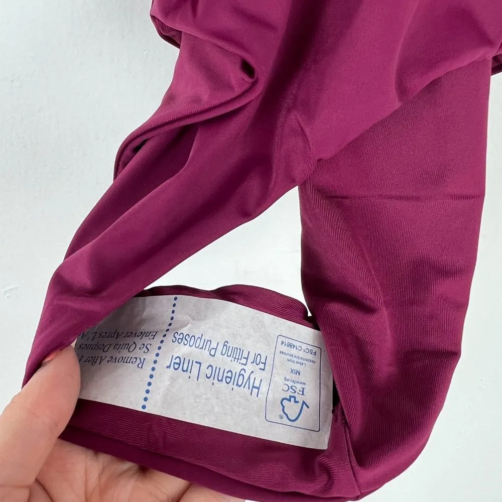 NWT Andie Swim The Santorini One Piece Swimsuit Flat Plum Size XS NEW - Image 7