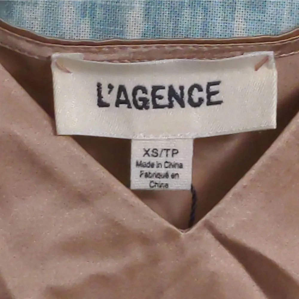 L'Agence Gabriella Silk Camisole Cami Beige Taupe Sleeveless Adjustable XS New - Image 6