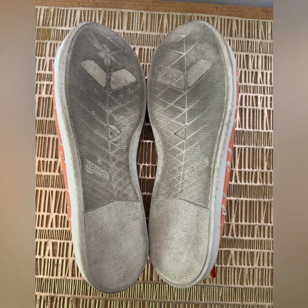 Vionic Beach Pismo Casual Sneaker: Canvas- Papaya Fun Sun Size 10 - Image 7