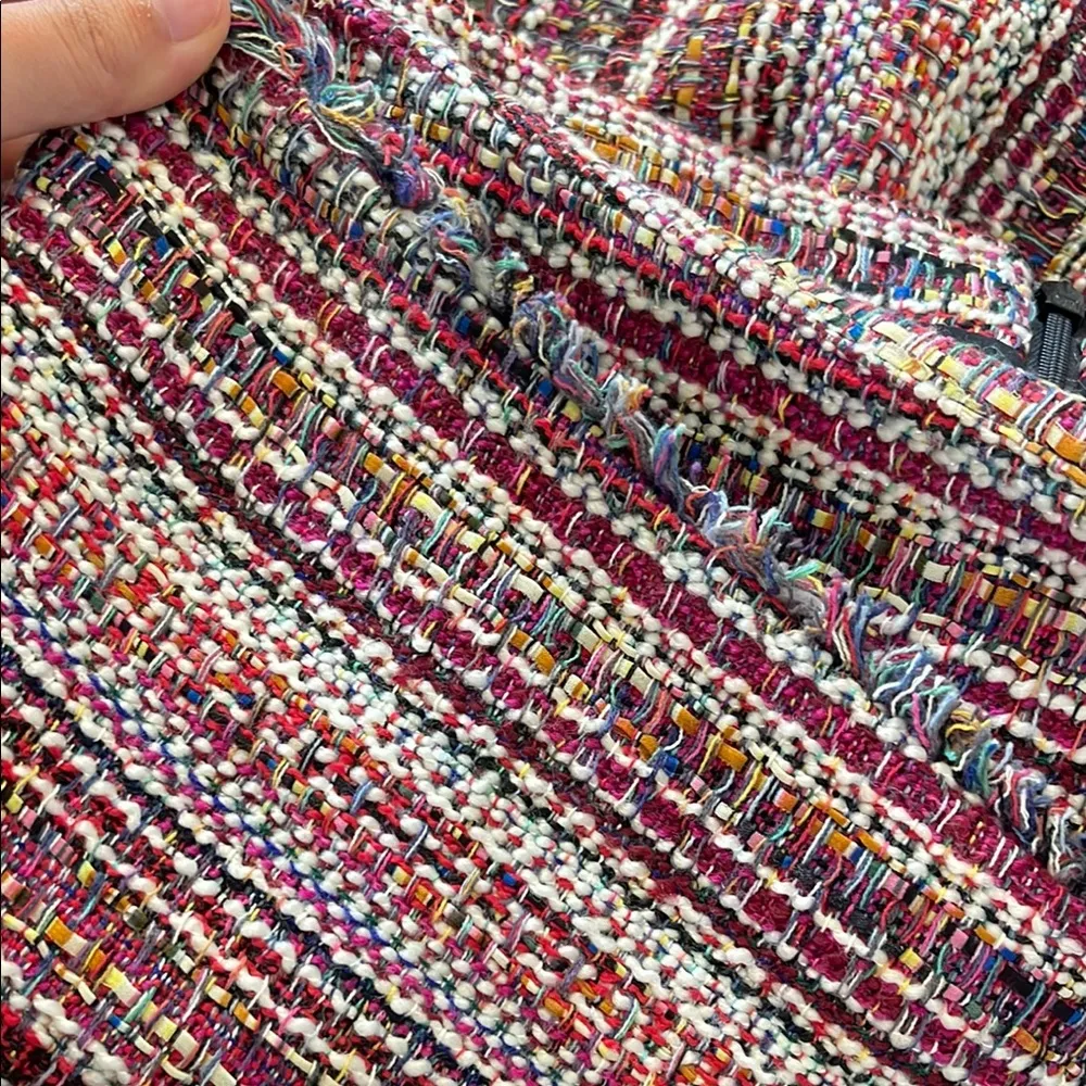 Halogen Asymmetrical Tweed Skirt - Image 2