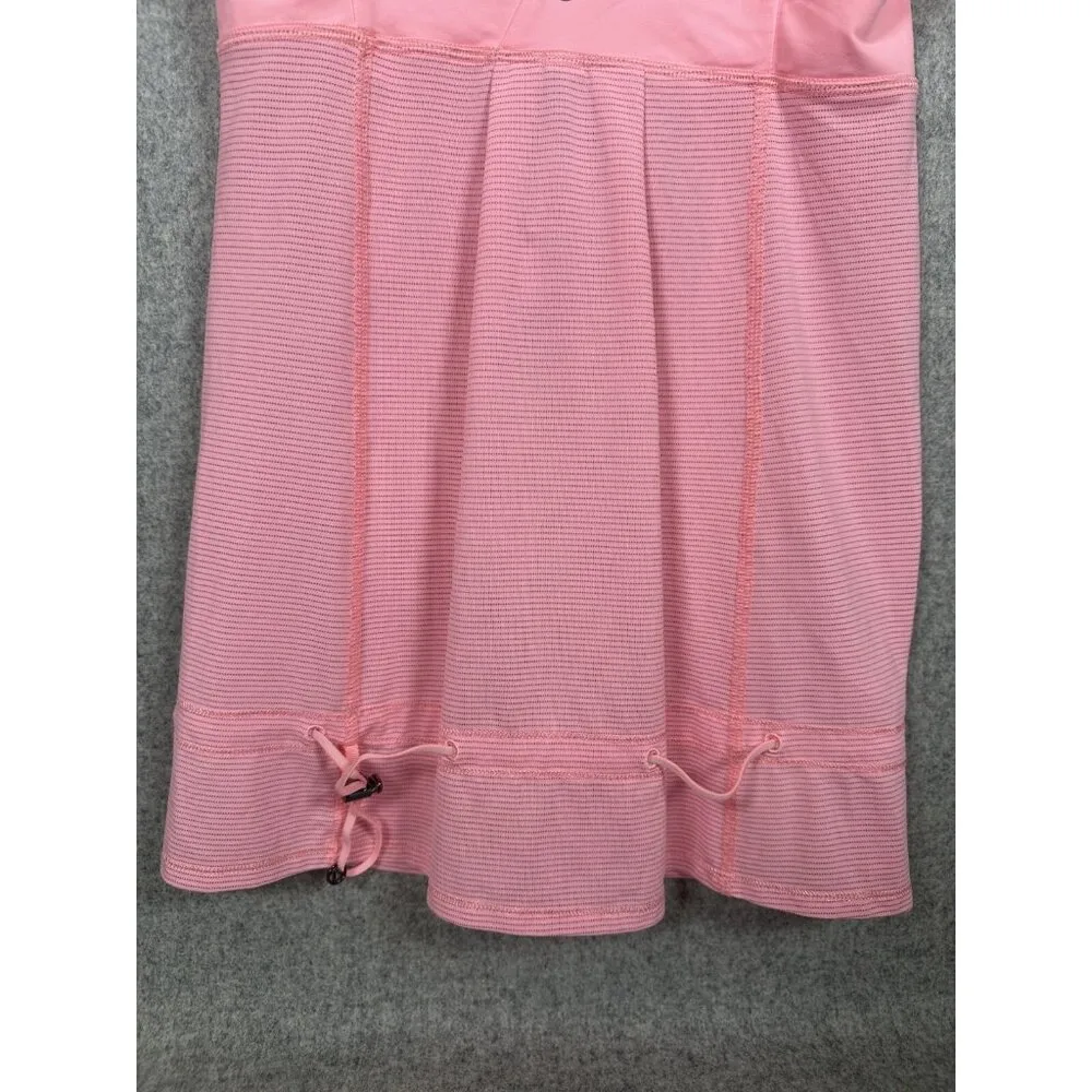 Lululemon Hustle and Bustle Tank Top Womens Size 4 Pink Stripe V - Image 5