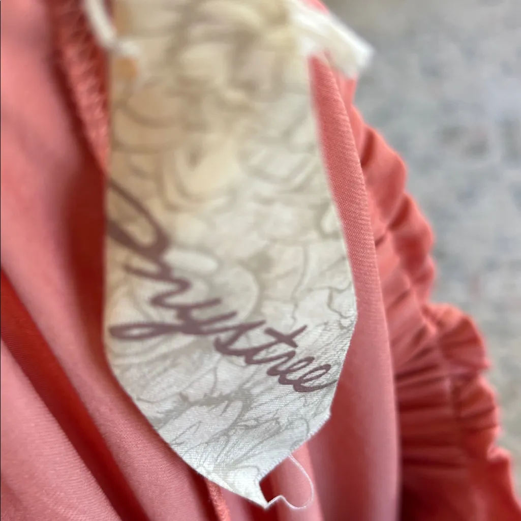 Mystree wide leg pull on satin pants new NWT - Image 7