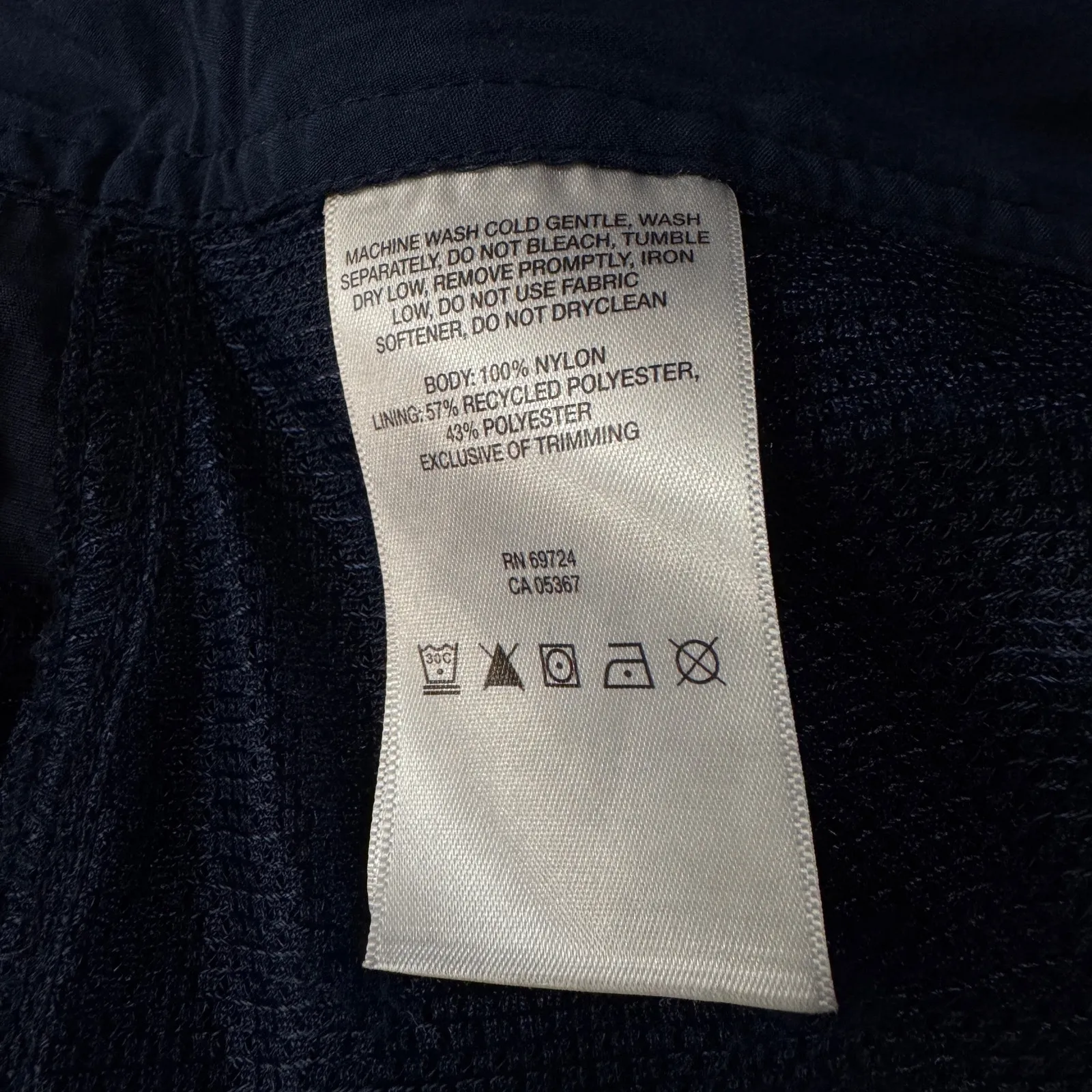 Columbia SZ 2 PFG Capris Pants Low-Rise Adjustable Waist Cargo Pocket Navy Blue - Image 8