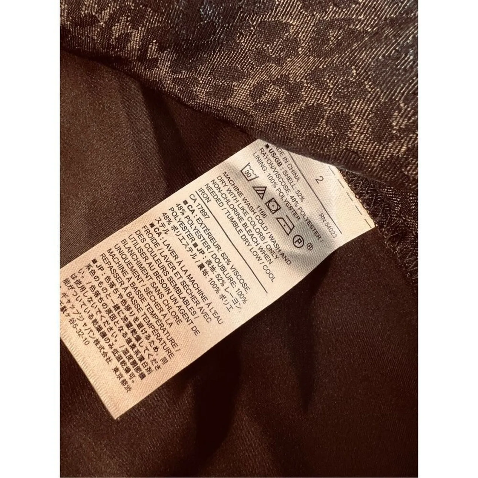 Banana Republic‎ Black Wrap Leopard Animal Print Dress 2 NWT Old Money Mob Wife - Image 8