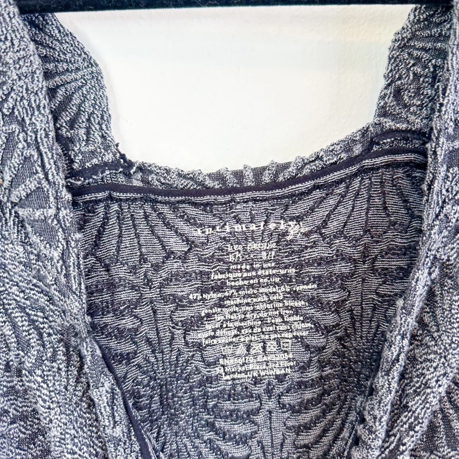 Free People | Love Letter Cami Stretch Top in Black in‎ size XS/S - Image 6