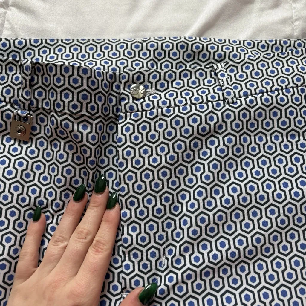 Rohnisch Golf Capri Pants Womens Blue White Pockets Lightweight Pockets Size undefined - Image 4