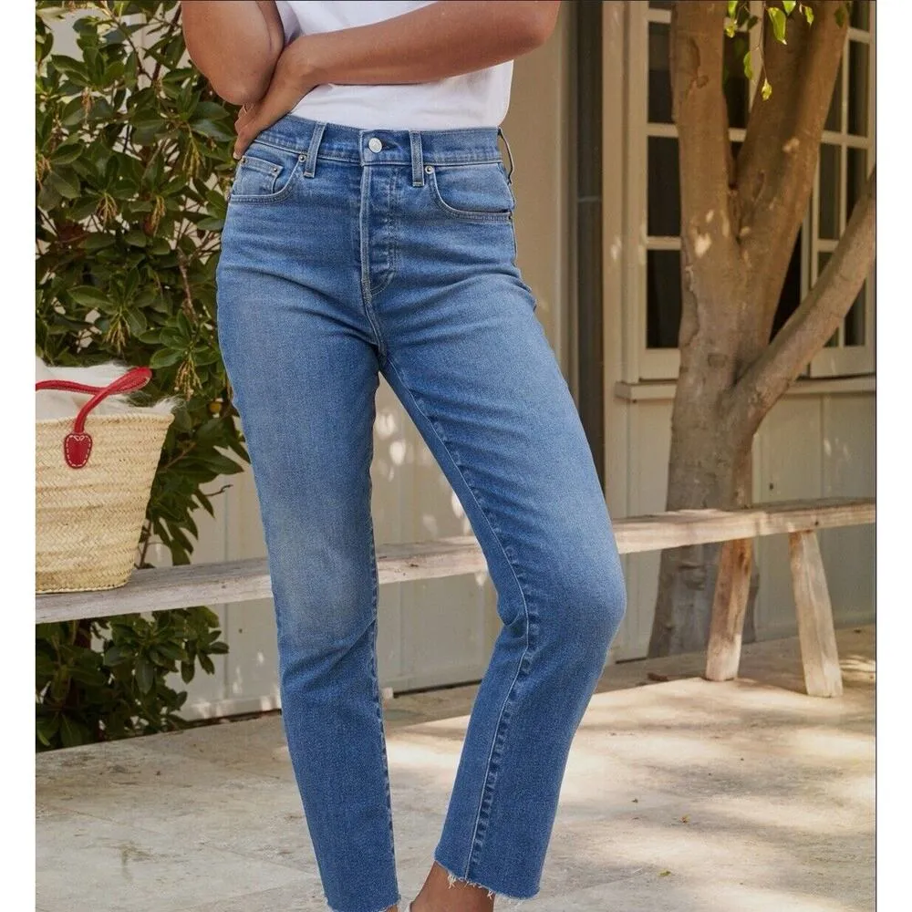 Frank & Eileen Cork Jeans in Blue; 28 - Image 3